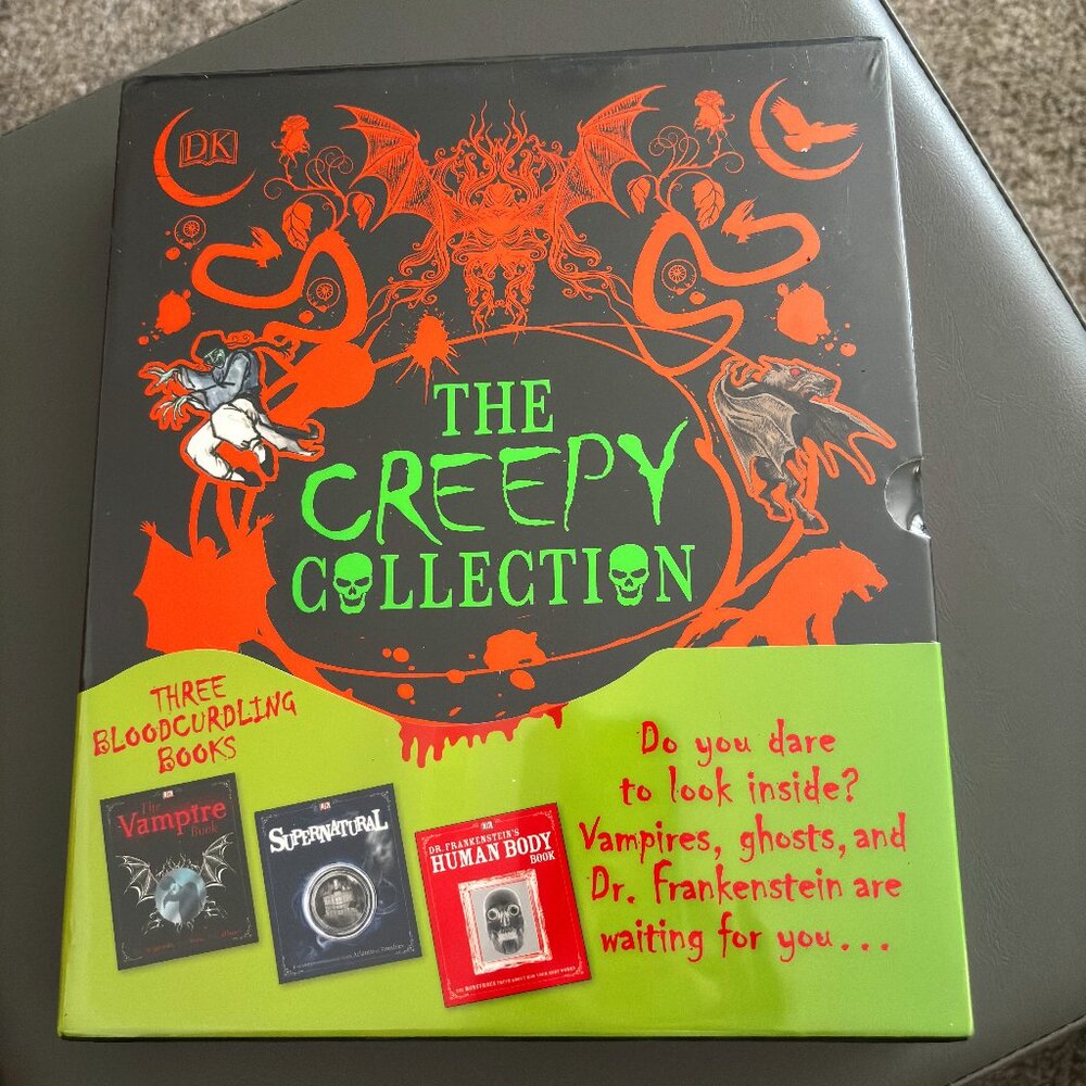 The CREEPY Collection 3 Bloodcurdling Books Scary Hardback Books Do You DARE To
